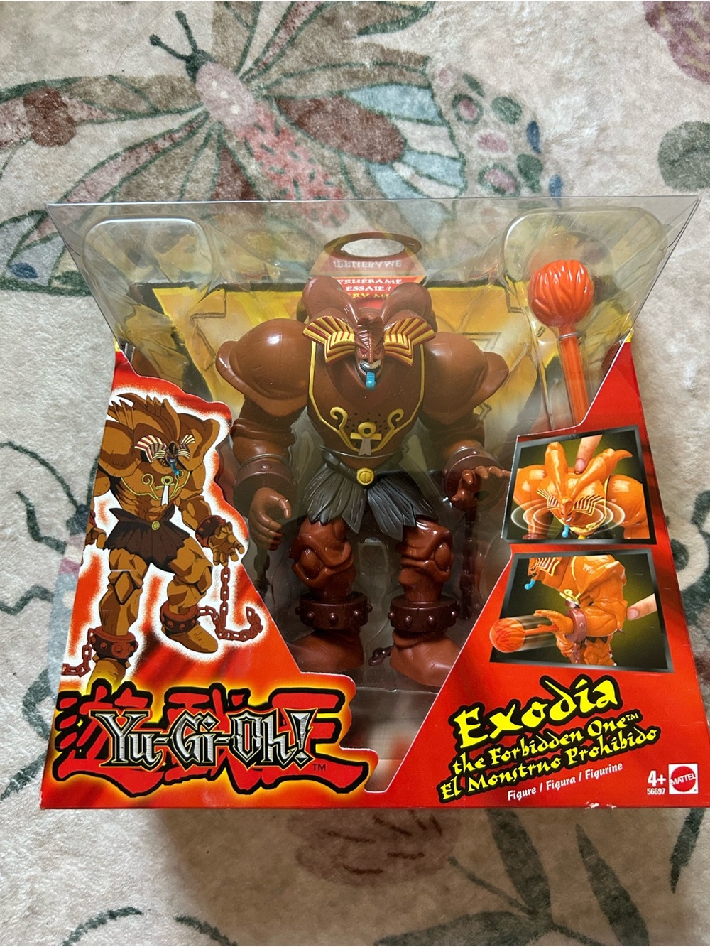 Yu Gi Oh Exodia The Forbidden One Figure 2002 Mattel with Sound New